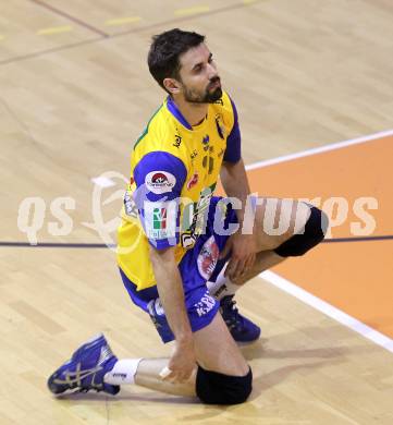 Volleyball. AVL-Halbfinale. SK Posojilnica Aich/Dob gegen hotVolleys. SMUC Tomislav  (Aich/Dob). Prevalje, 1.4.2010
Foto: Kuess 

---
pressefotos, pressefotografie, kuess, qs, qspictures, sport, bild, bilder, bilddatenbank