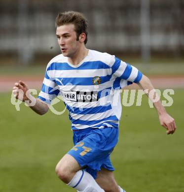 Fussball. Kaerntner Liga. VSV gegen SVG Bleiburg. Stresch Stefan  (VSV). Villach, 3.4.2010.
Foto: Kuess
---
pressefotos, pressefotografie, kuess, qs, qspictures, sport, bild, bilder, bilddatenbank