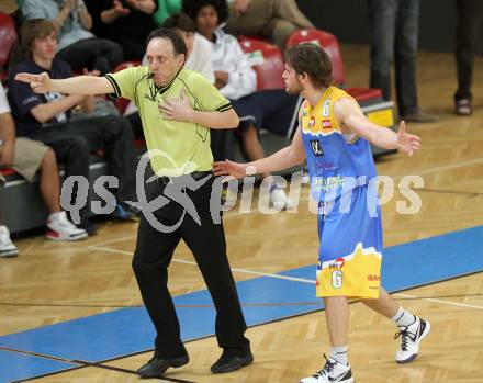 Basketball Bundesliga. Woerthersee Piraten gegen UBC St. Poelten.  Schiedsrichter, David Jandl, (UBC St. Poelten). Klagenfurt, 3.4.2010.
Foto:  Kuess

---
pressefotos, pressefotografie, kuess, qs, qspictures, sport, bild, bilder, bilddatenbank