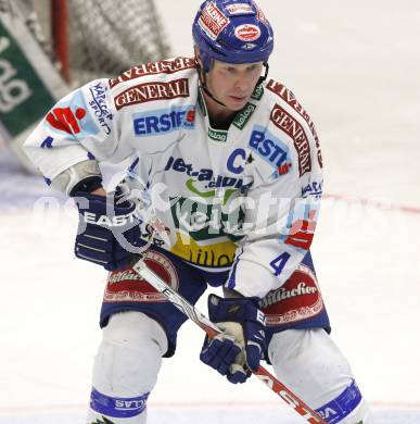 EBEL. Eishockey Bundesliga. EC Pasut VSV gegen Graz 99ers. Mike Stewart (VSV). Villach, am 15.1.2010.
Foto: Kuess 


---
pressefotos, pressefotografie, kuess, qs, qspictures, sport, bild, bilder, bilddatenbank