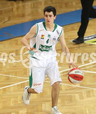 Basketball Bundesliga. Woerthersee Piraten gegen UBC St. Poelten. Martin Breithuber  (Piraten). Klagenfurt, 3.4.2010.
Foto:  Kuess

---
pressefotos, pressefotografie, kuess, qs, qspictures, sport, bild, bilder, bilddatenbank