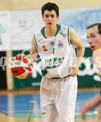 Basketball Bundesliga. Woerthersee Piraten gegen UBC St. Poelten. Martin Breithuber  (Piraten). Klagenfurt, 3.4.2010.
Foto:  Kuess

---
pressefotos, pressefotografie, kuess, qs, qspictures, sport, bild, bilder, bilddatenbank