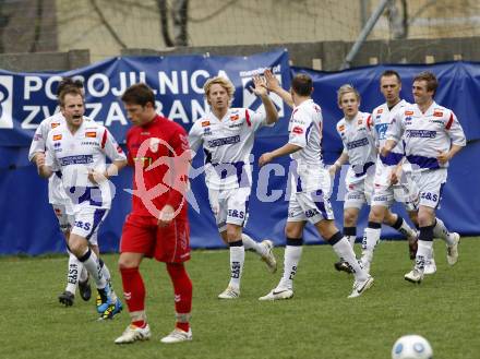 Fussball. Regionalliga. SAK gegen St. Florian. Torjubel SAK. Klagenfurt, 10.4.2010.
Foto: Kuess
---
pressefotos, pressefotografie, kuess, qs, qspictures, sport, bild, bilder, bilddatenbank