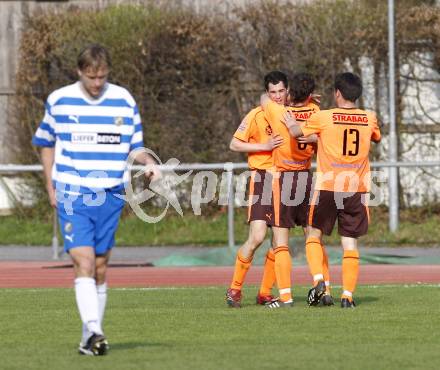 Fussball. Kaerntner Liga. VSV gegen SV Spittal/Drau. Torjubel (Spittal). Villach am 17.4.2010
Foto: Kuess
---
pressefotos, pressefotografie, kuess, qs, qspictures, sport, bild, bilder, bilddatenbank