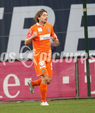 Fussball. Bundesliga. SK Austria Kelag Kaernten gegen FK Austria Wien.  Torjubel Petr Vorisek (Wien). Klagenfurt, 17.4.2010. 
Foto: Kuess

---
pressefotos, pressefotografie, kuess, qs, qspictures, sport, bild, bilder, bilddatenbank