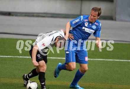 Fussball OEFB Stiegl Cup. SK Austria Kaernten gegen SC Magna Wr. Neustadt. Marco Salvatore (Kaernten), Pavel Kostal (Wr. Neustadt). Klagenfurt, am 20.4.2010.
Foto: Kuess
---
pressefotos, pressefotografie, kuess, qs, qspictures, sport, bild, bilder, bilddatenbank