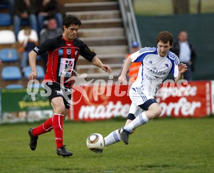 Fussball. Regionalliga. SK Treibach gegen WAC/St. Andrae Lavanttal. Klaming Philip (Treibach), Da Costa Ricardo Valter (WAC/St.Andrae). Treibach, 20.4.2010.
Foto: Kuess 

---
pressefotos, pressefotografie, kuess, qs, qspictures, sport, bild, bilder, bilddatenbank