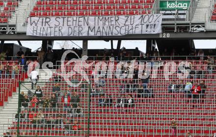 Fussball. Bundesliga. SK Austria Kelag Kaernten  gegen Red Bull Salzburg. Fans (Austria Kaernten). Klagenfurt, 10.4.2010. 
Foto: Kuess

---
pressefotos, pressefotografie, kuess, qs, qspictures, sport, bild, bilder, bilddatenbank