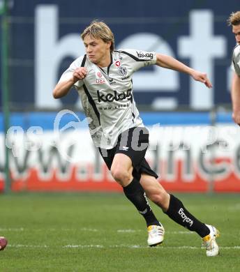 Fussball. Bundesliga. SK Austria Kelag Kaernten gegen FK Austria Wien.  Stefan Hierlaender (Austria Kaernten). Klagenfurt, 17.4.2010. 
Foto: Kuess

---
pressefotos, pressefotografie, kuess, qs, qspictures, sport, bild, bilder, bilddatenbank