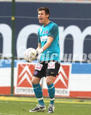 Fussball. Bundesliga. SK Austria Kelag Kaernten gegen FK Austria Wien.  Heinz Lindner (Wien). Klagenfurt, 17.4.2010. 
Foto: Kuess

---
pressefotos, pressefotografie, kuess, qs, qspictures, sport, bild, bilder, bilddatenbank