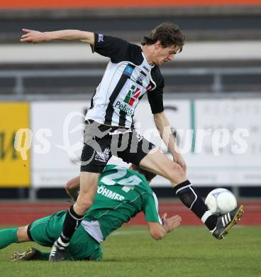 Fussball. Regionalliga. SK St. Andrae/Lavanttal gegen DSV Leoben. Falk Christian (St. Andrae). Wolfsberg, 9.4.2010. 
Foto: Kuess
---
pressefotos, pressefotografie, kuess, qs, qspictures, sport, bild, bilder, bilddatenbank