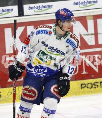 EBEL. Eishockey Bundesliga. EC Pasut VSV gegen Graz 99ers. Michael Raffl, (VSV). Villach, am 15.1.2010.
Foto: Kuess 


---
pressefotos, pressefotografie, kuess, qs, qspictures, sport, bild, bilder, bilddatenbank