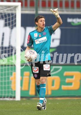 Fussball. Bundesliga. SK Austria Kelag Kaernten gegen FK Austria Wien.  Heinz Lindner (Wien). Klagenfurt, 17.4.2010. 
Foto: Kuess

---
pressefotos, pressefotografie, kuess, qs, qspictures, sport, bild, bilder, bilddatenbank