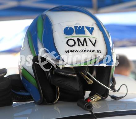 Motorsport. BP Ultimate Rallye im Lavanttal 2010 (Lavanttal Rallye).  Feature. Helm von Ilka Minor. Wolfsberg,  9.4.2010.
Foto: Kuess
---
pressefotos, pressefotografie, kuess, qs, qspictures, sport, bild, bilder, bilddatenbank