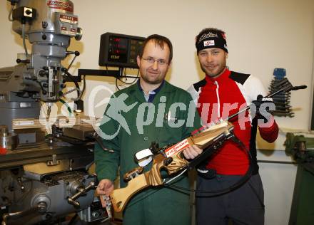 Schi Nordisch. Biathlon. Daniel Mesotitsch,  Wolfgang Pfeiffer. Ferlach, 25.1.2010.
Foto: Kuess
---
pressefotos, pressefotografie, kuess, qs, qspictures, sport, bild, bilder, bilddatenbank