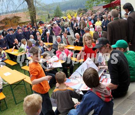 Schi Nordisch. Schispringen. Empfang Olympiasieger  Thomas Morgenstern. Thomas Morgenstern. Lieserhofen, am 24.4.2010.
Foto: Kuess
---
pressefotos, pressefotografie, kuess, qs, qspictures, sport, bild, bilder, bilddatenbank