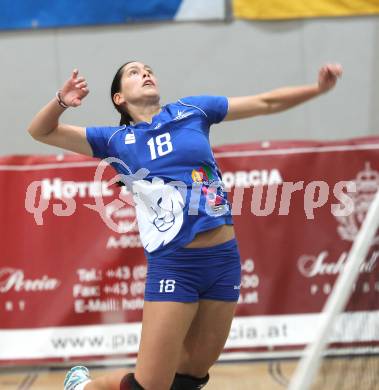 WVL. Volleyball Bundesliga. ATSC Wildcats gegen Hartberg. Kerstin Pichler (Hartberg). Klagenfurt, 14.4.2010.
Foto: Kuess


---
pressefotos, pressefotografie, kuess, qs, qspictures, sport, bild, bilder, bilddatenbank