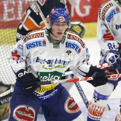 EBEL. Eishockey Bundesliga. EC Pasut VSV gegen Graz 99ers. Michael Raffl (VSV). Villach, am 15.1.2010.
Foto: Kuess 


---
pressefotos, pressefotografie, kuess, qs, qspictures, sport, bild, bilder, bilddatenbank