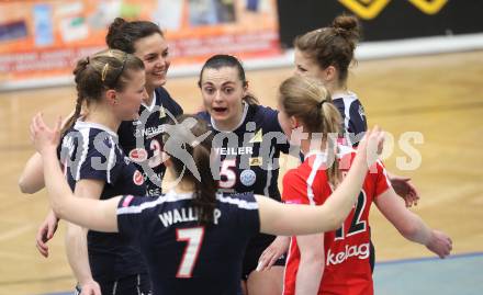 WVL. Volleyball Bundesliga. ATSC Wildcats gegen Hartberg. Jubel (Wildcats). Klagenfurt, 14.4.2010.
Foto: Kuess


---
pressefotos, pressefotografie, kuess, qs, qspictures, sport, bild, bilder, bilddatenbank