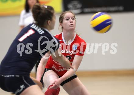 WVL. Volleyball Bundesliga. ATSC Wildcats gegen Hartberg. Kristina Fabris, Elena Kaaden (Wildcats). Klagenfurt, 14.4.2010.
Foto: Kuess


---
pressefotos, pressefotografie, kuess, qs, qspictures, sport, bild, bilder, bilddatenbank