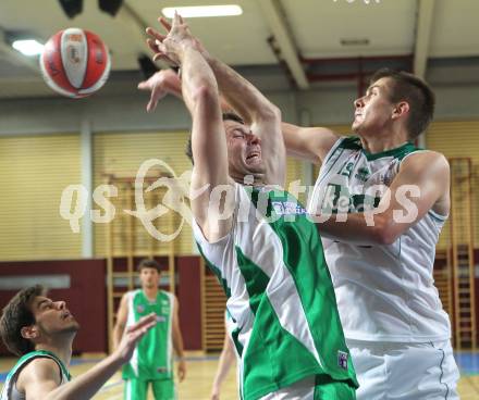 Basketball Kaerntner Liga. Woerthersee Piraten gegen KOS Klagenfurt. Rasid Mahalbasic (Piraten), Juergen Mader (KOS). Klagenfurt, am 4.5.2010.
Foto: Kuess
---
pressefotos, pressefotografie, kuess, qs, qspictures, sport, bild, bilder, bilddatenbank