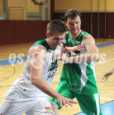 Basketball Kaerntner Liga. Woerthersee Piraten gegen KOS Klagenfurt. Rasid Mahalbasic (Piraten), Juergen Mader (KOS). Klagenfurt, am 4.5.2010.
Foto: Kuess
---
pressefotos, pressefotografie, kuess, qs, qspictures, sport, bild, bilder, bilddatenbank