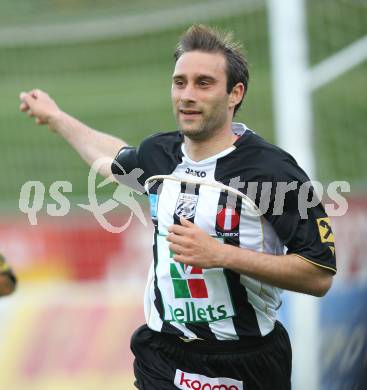 Fussball. Regionalliga. SK St. Andrae/Lavanttal gegen SC Sparkasse Elin Weiz. Jubel Reich Marco (St. Andrae). Wolfsberg, 7.5.2010.
Foto: Kuess

---
pressefotos, pressefotografie, kuess, qs, qspictures, sport, bild, bilder, bilddatenbank