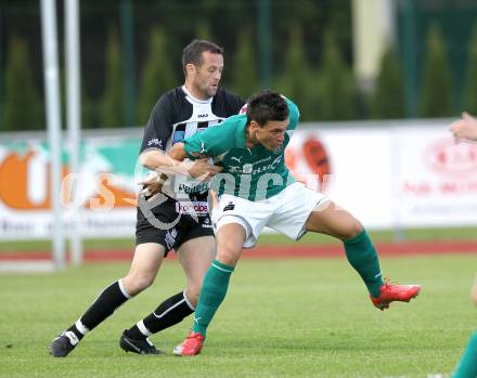 Fussball. Regionalliga. SK St. Andrae/Lavanttal gegen SC Sparkasse Elin Weiz. Jochum Hannes (St. Andrae), Sahbegovic Amel (Weiz). Wolfsberg, 7.5.2010.
Foto: Kuess

---
pressefotos, pressefotografie, kuess, qs, qspictures, sport, bild, bilder, bilddatenbank