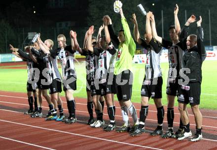 Fussball. Regionalliga. WAC SK St. Andrae/Lavanttal gegen SAK Celovec/Klagenfurt. Jubel (St.Andrae). Wolfsberg, 11.5.2010. 
Foto: Kuess

---
pressefotos, pressefotografie, kuess, qs, qspictures, sport, bild, bilder, bilddatenbank