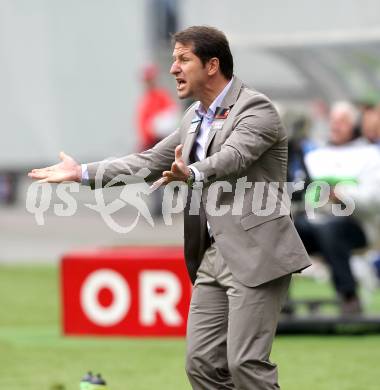 Fussbal. OEFB Stiegl Cup. Sturm Graz gegen FC Magna Wiener Neustadt. Trainer Franco Foda (Graz). Klagenfurt, 16.5.2010. 
Foto: Kuess 

---
pressefotos, pressefotografie, kuess, qs, qspictures, sport, bild, bilder, bilddatenbank