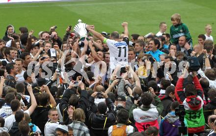 Fussbal. OEFB Stiegl Cup. Sturm Graz gegen FC Magna Wiener Neustadt. Jubel Sturm Graz. Klagenfurt, 16.5.2010. 
Foto: Kuess 

---
pressefotos, pressefotografie, kuess, qs, qspictures, sport, bild, bilder, bilddatenbank