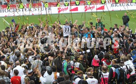 Fussbal. OEFB Stiegl Cup. Sturm Graz gegen FC Magna Wiener Neustadt. Jubel Sturm Graz. Klagenfurt, 16.5.2010. 
Foto: Kuess 

---
pressefotos, pressefotografie, kuess, qs, qspictures, sport, bild, bilder, bilddatenbank