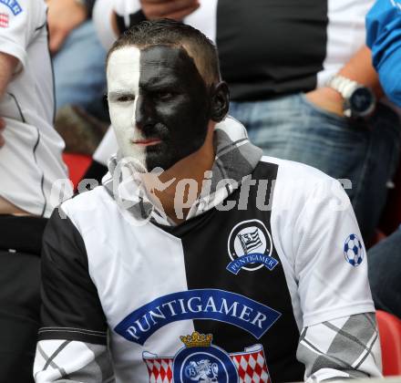 Fussbal. OEFB Stiegl Cup. Sturm Graz gegen FC Magna Wiener Neustadt. Fan Graz. Klagenfurt, 16.5.2010. 
Foto: Kuess 

---
pressefotos, pressefotografie, kuess, qs, qspictures, sport, bild, bilder, bilddatenbank