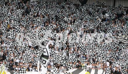 Fussbal. OEFB Stiegl Cup. Sturm Graz gegen FC Magna Wiener Neustadt. Fans (Graz). Klagenfurt, 16.5.2010. 
Foto: Kuess 

---
pressefotos, pressefotografie, kuess, qs, qspictures, sport, bild, bilder, bilddatenbank