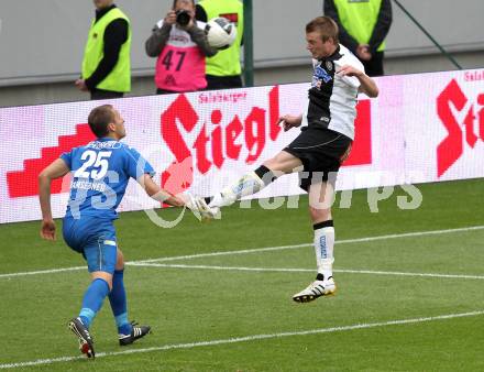 Fussbal. OEFB Stiegl Cup. Sturm Graz gegen FC Magna Wiener Neustadt. 1:0 durch Klemen Lavric, (Graz), Christian Ramsebner (Wr. Neustadt). Klagenfurt, 16.5.2010. 
Foto: Kuess 

---
pressefotos, pressefotografie, kuess, qs, qspictures, sport, bild, bilder, bilddatenbank