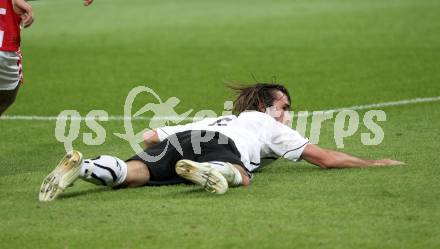 Fussball. Laenderspiel Oesterreich gegen Kroatien. Christian Fuchs (Oesterreich). Klagenfurt, 19.5.2010. 
Foto: Kuess 

---
pressefotos, pressefotografie, kuess, qs, qspictures, sport, bild, bilder, bilddatenbank