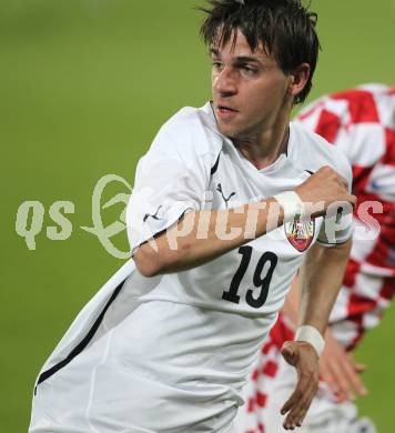 Fussball. Laenderspiel Oesterreich gegen Kroatien. Martin Harnik (Oesterreich). Klagenfurt, 19.5.2010. 
Foto: Kuess 

---
pressefotos, pressefotografie, kuess, qs, qspictures, sport, bild, bilder, bilddatenbank