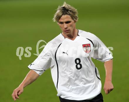 Fussball. Laenderspiel Oesterreich gegen Kroatien. Christoph Leitgeb (Oesterreich). Klagenfurt, 19.5.2010. 
Foto: Kuess 

---
pressefotos, pressefotografie, kuess, qs, qspictures, sport, bild, bilder, bilddatenbank