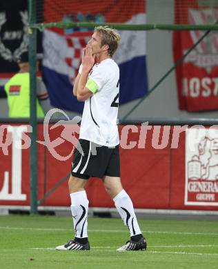 Fussball. Laenderspiel Oesterreich gegen Kroatien. Marc Janko (Oesterreich). Klagenfurt, 19.5.2010. 
Foto: Kuess 

---
pressefotos, pressefotografie, kuess, qs, qspictures, sport, bild, bilder, bilddatenbank