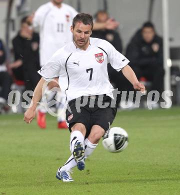 Fussball. Laenderspiel Oesterreich gegen Kroatien. Roman Wallner (Oesterreich). Klagenfurt, 19.5.2010. 
Foto: Kuess 

---
pressefotos, pressefotografie, kuess, qs, qspictures, sport, bild, bilder, bilddatenbank