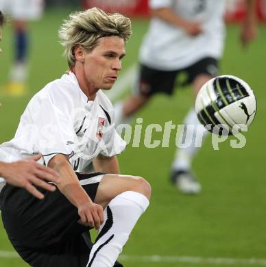 Fussball. Laenderspiel Oesterreich gegen Kroatien. Christoph Leitgeb (Oesterreich). Klagenfurt, 19.5.2010. 
Foto: Kuess 

---
pressefotos, pressefotografie, kuess, qs, qspictures, sport, bild, bilder, bilddatenbank