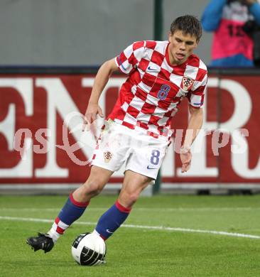 Fussball. Laenderspiel Oesterreich gegen Kroatien. Ognjen Vukojevic (Kroatien). Klagenfurt, 19.5.2010. 
Foto: Kuess 

---
pressefotos, pressefotografie, kuess, qs, qspictures, sport, bild, bilder, bilddatenbank