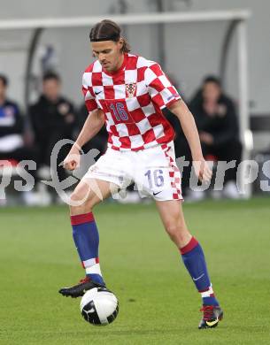 Fussball. Laenderspiel Oesterreich gegen Kroatien. Tomislav Dujmovic (Kroatien). Klagenfurt, 19.5.2010. 
Foto: Kuess 

---
pressefotos, pressefotografie, kuess, qs, qspictures, sport, bild, bilder, bilddatenbank