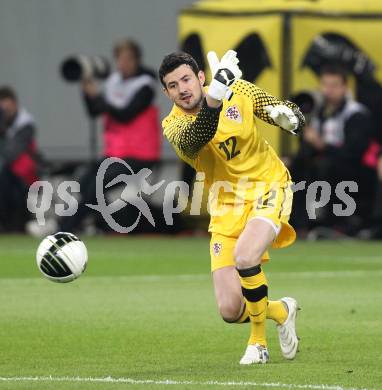 Fussball. Laenderspiel Oesterreich gegen Kroatien. Danijel Subasic (Kroatien). Klagenfurt, 19.5.2010. 
Foto: Kuess 

---
pressefotos, pressefotografie, kuess, qs, qspictures, sport, bild, bilder, bilddatenbank