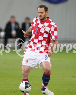 Fussball. Laenderspiel Oesterreich gegen Kroatien. Josip Simunic (Kroatien). Klagenfurt, 19.5.2010. 
Foto: Kuess 

---
pressefotos, pressefotografie, kuess, qs, qspictures, sport, bild, bilder, bilddatenbank