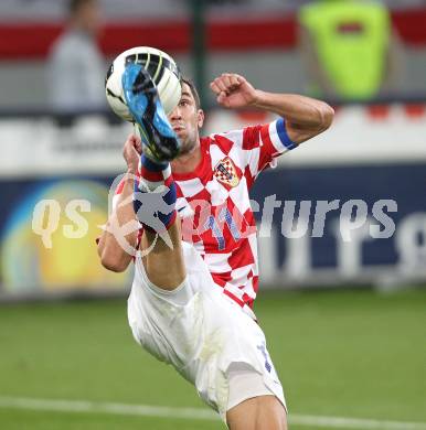 Fussball. Laenderspiel Oesterreich gegen Kroatien. Darijo Srna (Kroatien). Klagenfurt, 19.5.2010. 
Foto: Kuess 

---
pressefotos, pressefotografie, kuess, qs, qspictures, sport, bild, bilder, bilddatenbank