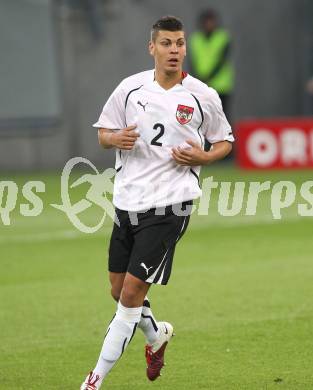 Fussball. Laenderspiel Oesterreich gegen Kroatien. Aleksandar Dragovic (Oesterreich). Klagenfurt, 19.5.2010. 
Foto: Kuess 

---
pressefotos, pressefotografie, kuess, qs, qspictures, sport, bild, bilder, bilddatenbank