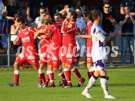 Fussball Regionalliga. SAK gegen GAK. Torjubel (GAK). Klagenfurt, am 25.5.2010.
Foto: Kuess
---
pressefotos, pressefotografie, kuess, qs, qspictures, sport, bild, bilder, bilddatenbank