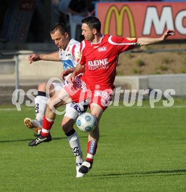 Fussball Regionalliga. SAK gegen GAK. Goran Jolic (SAK), Matej Snofl (GAK). Klagenfurt, am 25.5.2010.
Foto: Kuess
---
pressefotos, pressefotografie, kuess, qs, qspictures, sport, bild, bilder, bilddatenbank