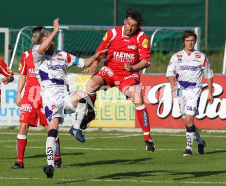 Fussball Regionalliga. SAK gegen GAK. Christian Kraiger (SAK), Roland Kollmann (GAK). Klagenfurt, am 25.5.2010.
Foto: Kuess
---
pressefotos, pressefotografie, kuess, qs, qspictures, sport, bild, bilder, bilddatenbank